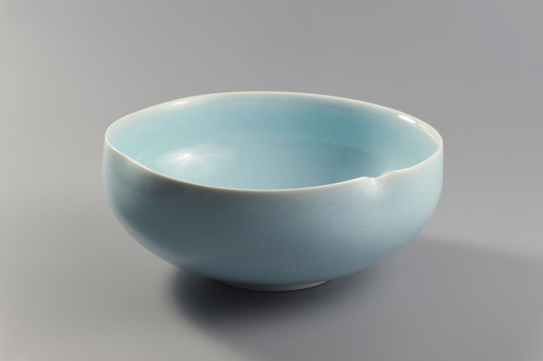 Coupe bleue xavier duroselle porcelaines